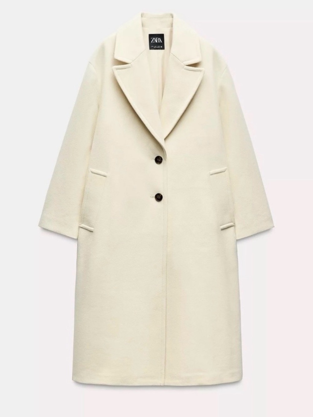 Zara Women’s wool single breasted elegant trench coat